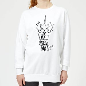 Rock On Ruby Be Who You Are Women's Sweatshirt - White