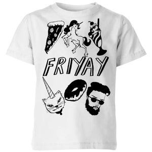 Rock On Ruby Friyay Kids' T-Shirt - White