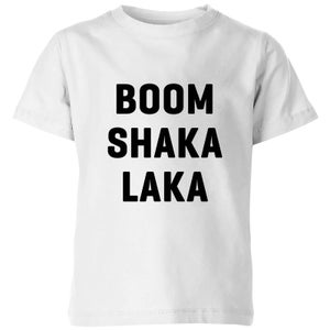 PlanetA444 Boom Shaka Laka Kids' T-Shirt - White