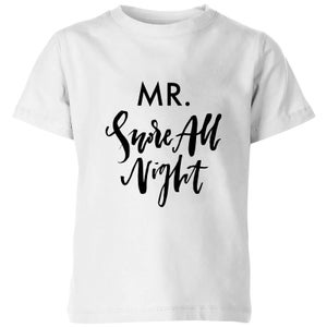 PlanetA444 Mr. Snore All Night Kids' T-Shirt - White