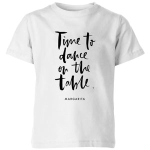 PlanetA444 Time To Dance On The Tables Kids' T-Shirt - White