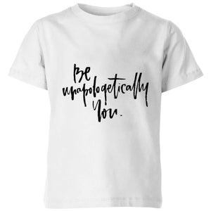 PlanetA444 Be Unapologetically You Kids' T-Shirt - White