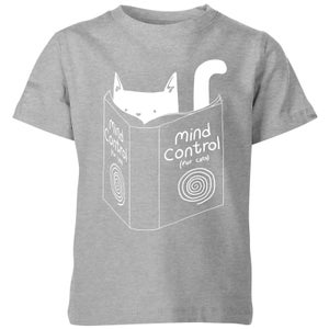 Tobias Fonseca Mind Control for Cats Kids' T-Shirt - Grey