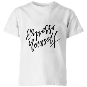 PlanetA444 Espresso Yourself Kids' T-Shirt - White