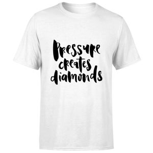 PlanetA444 Pressure Creates Diamonds Men's T-Shirt - White