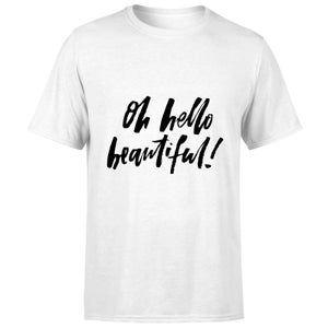 PlanetA444 Oh Hello Beautiful Men's T-Shirt - White