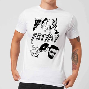 Rock On Ruby Friyay Men's T-Shirt - White