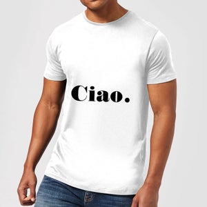 PlanetA444 Ciao. Men's T-Shirt - White