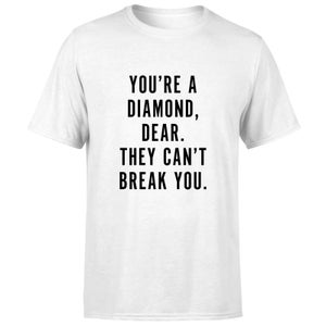 PlanetA444 You're A Diamond, Dear. Men's T-Shirt - White