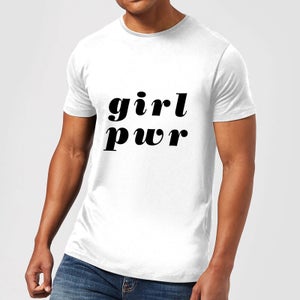 PlanetA444 Girl Pwr Men's T-Shirt - White