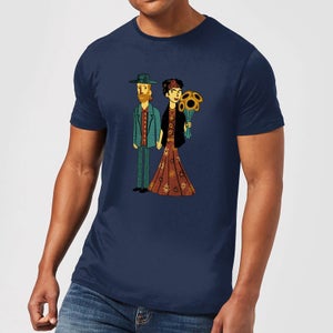 Tobias Fonseca Love Is Art - Frida Kahlo and Van Gogh Men's T-Shirt - Navy