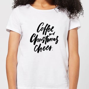 Coffee and Christmas Cheer Women's T-Shirt - White