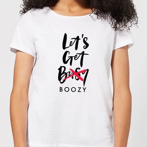 Let's Get Boozy Women's T-Shirt - White