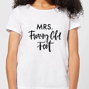 Mrs. Freezing Cold Feet Women's T-Shirt - White