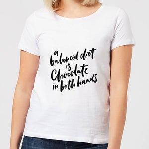 A Balanced Diet Women's T-Shirt - White