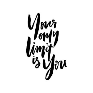 Your Only Limit Is You Women's T-Shirt - White