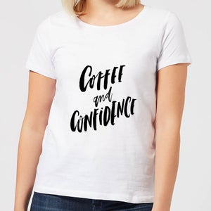 Coffee and Confidence Women's T-Shirt - White