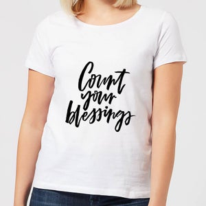 Count Your Blessings Women's T-Shirt - White