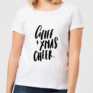 Coffee and Xmas Cheer Women's T-Shirt - White
