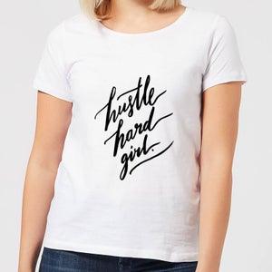 Hustle Hard Girl Women's T-Shirt - White