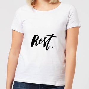 Rest. Women's T-Shirt - White