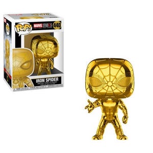 Marvel MS 10 Iron Spider Gold Chrome Pop! Vinylfigur