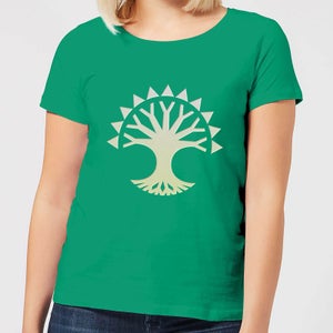 Magic The Gathering Selesnya Symbol Dames T-Shirt - Groen