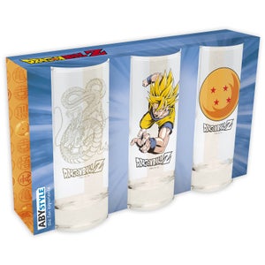 Dragon Ball Set of 3 Glasses