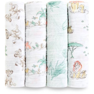 aden + anais Classic Swaddle 4-Pack Lion King