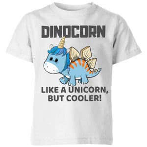 Big and Beautiful Dinocorn Kids' T-Shirt - White