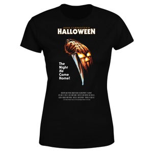 Camiseta Halloween Poster - Mujer - Negro