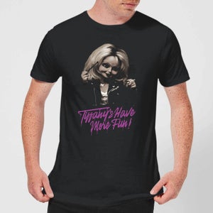 Chucky Tiffanys Have More Fun Herren T-Shirt - Schwarz