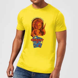Chucky Out Of The Box Herren T-Shirt - Gelb