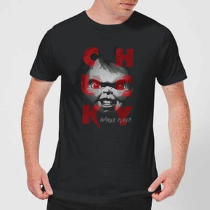 T-Shirt Chucky Play Time - Nero - Uomo