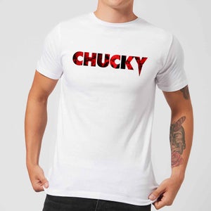 Chucky Logo  Herren T-Shirt - Weiß