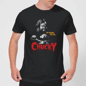 Chucky My Friends Call Me Chucky Herren T-Shirt - Schwarz