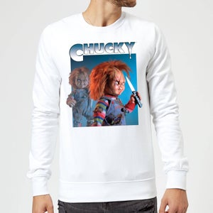 Sweat Homme Nasty 90's Chucky - Blanc