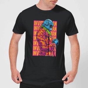 Universal Monsters Invisible Man Retro T-shirt - Zwart