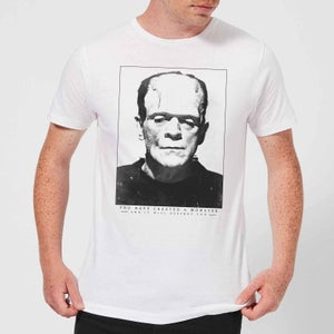 T-Shirt Universal Monsters Frankenstein Portrait - Bianco - Uomo