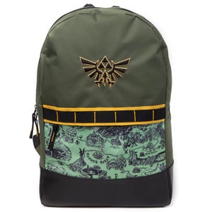 Nintendo The Legend of Zelda Allover Printed Backpack - Green