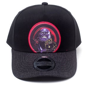 Marvel Avengers Men's Thanos Curved Bill Cap - Black