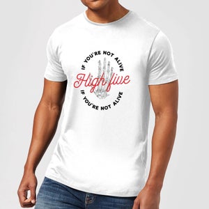 High Five If You're Not Alive Men's T-Shirt - White