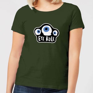 Halloween Eye Roll Women's T-Shirt - Forest Green