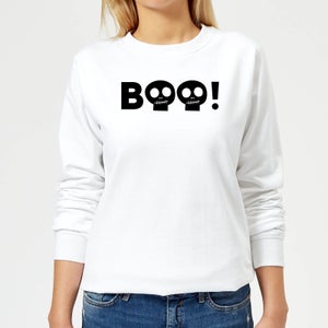 Boo! Women's Sweatshirt - White