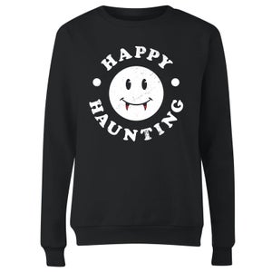Happy Haunting Women's Sweatshirt - Black