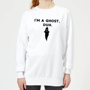 I'm A Ghost, Duh. Women's Sweatshirt - White