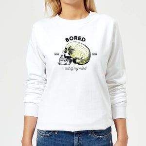 Bored Out Of My Mind Women's Sweatshirt - White