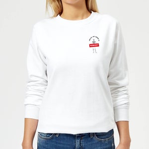 Hello, My Name Is Nobody Women's Sweatshirt - White