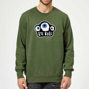 Eye Roll Sweatshirt - Forest Green