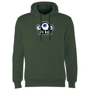 Eye Roll Hoodie - Forest Green